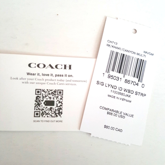 COACH LANYARD/ ID HOLDER - Picture 9 of 10